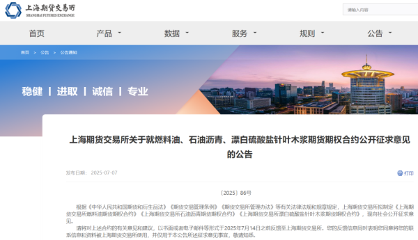 红牛配资 3个期权合约公开征求意见！上期所加速推进成熟期货品种期权全覆盖